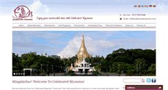 Desktop Screenshot of celebratedmyanmar.com